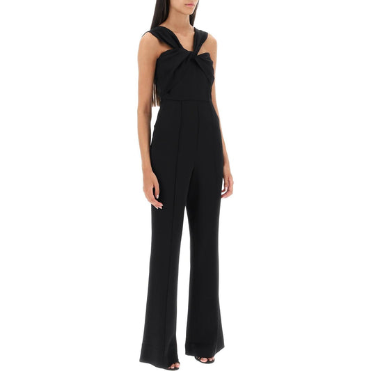 Roland Mouret jumpsuit with twisted neckline Jumpsuits Roland Mouret