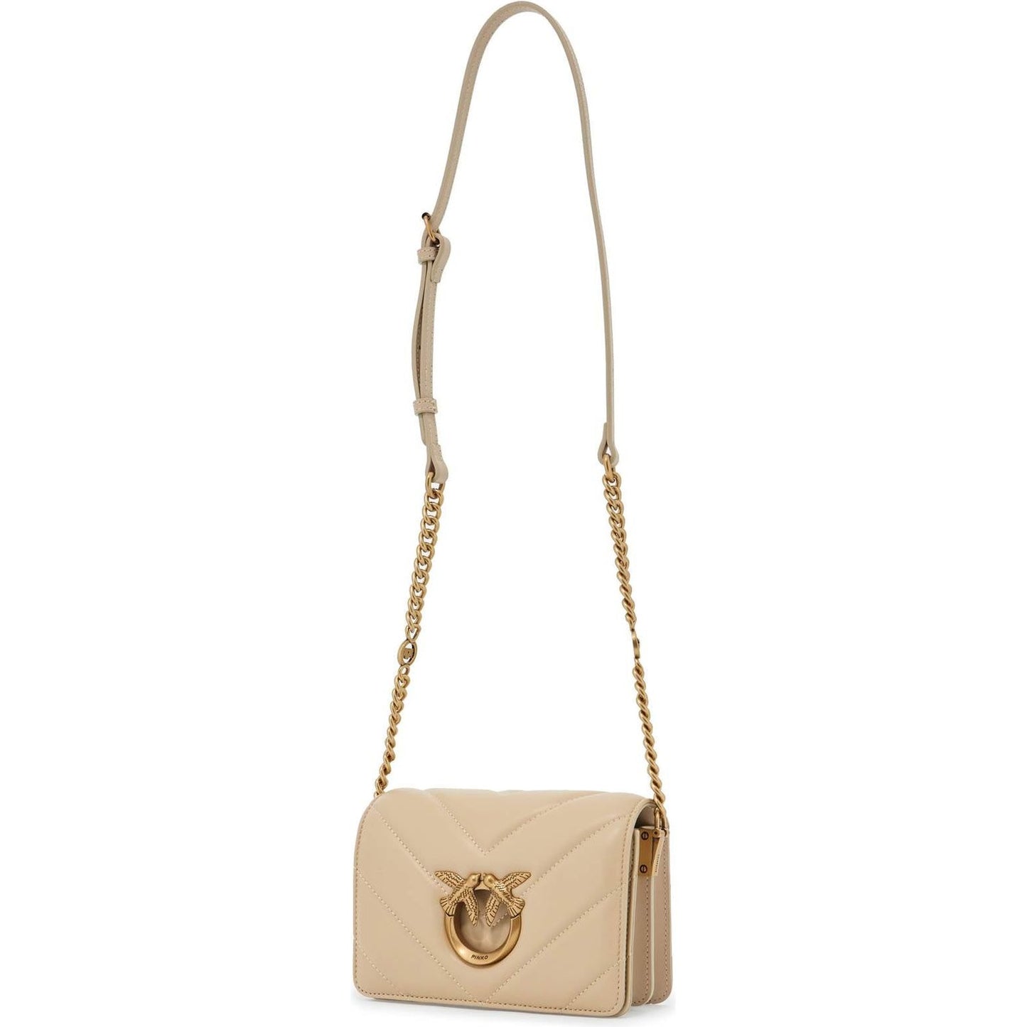 Pinko mini love bag click big chevron Handbag Pinko