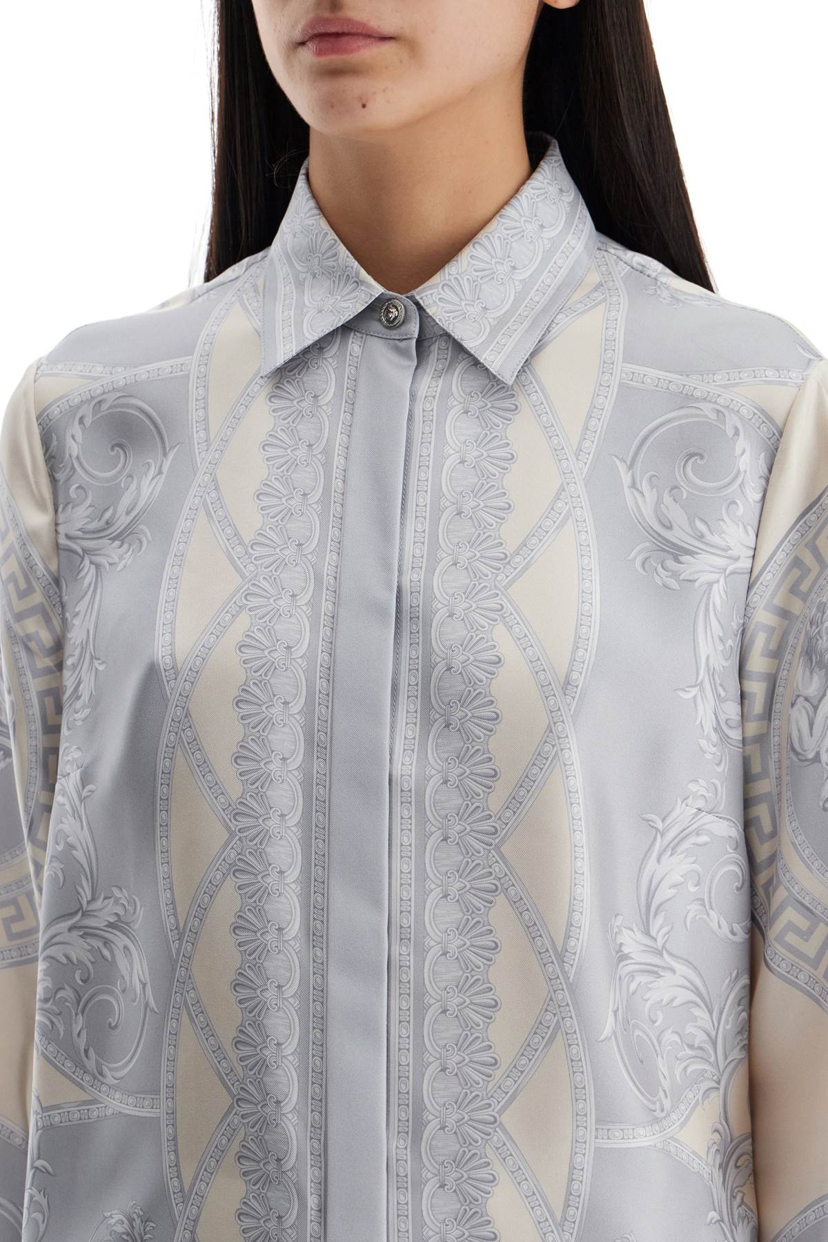 Versace silk shirt the cut of the gods Topwear Versace