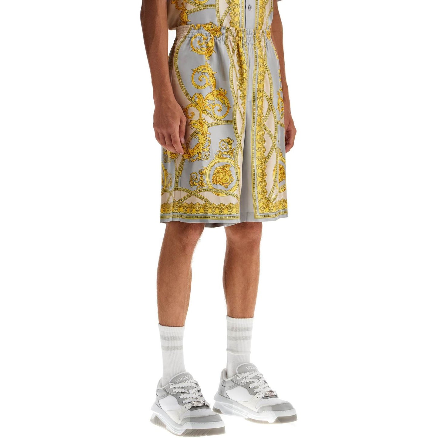 Versace silk bermuda shorts 'cup of Short trousers Versace