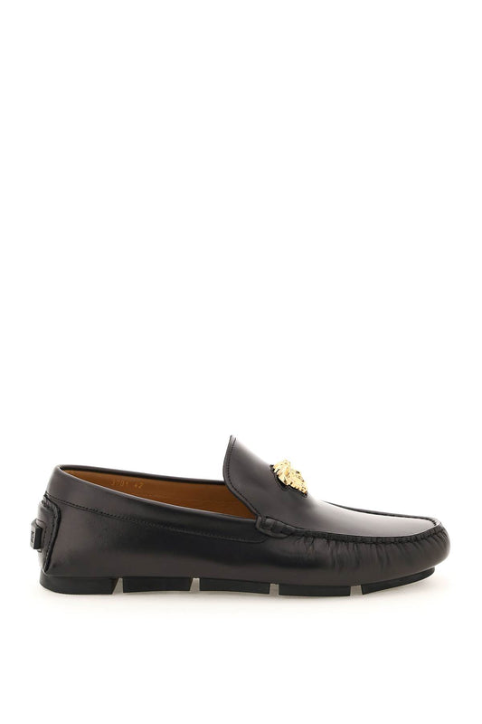 Versace la medusa leather loafers Moccasins Versace