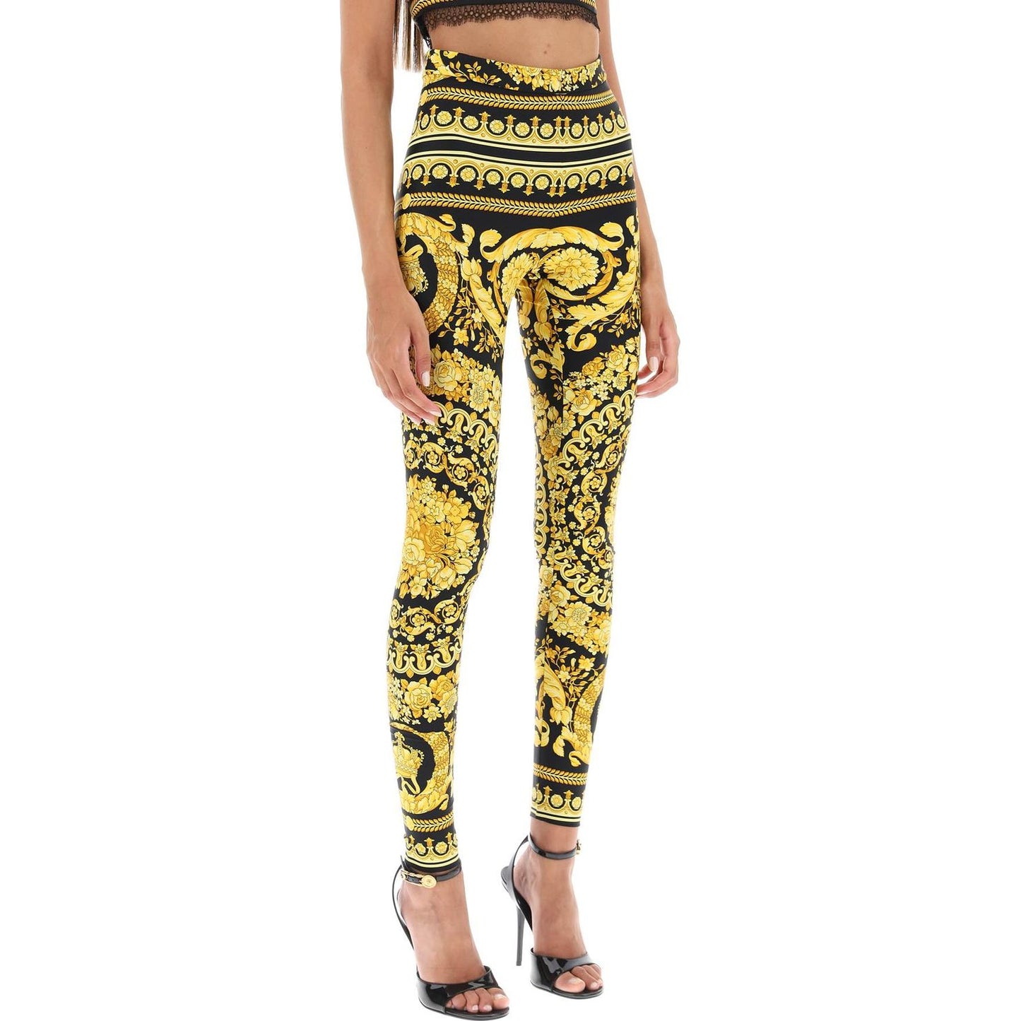 Versace barocco leggings Trousers Versace