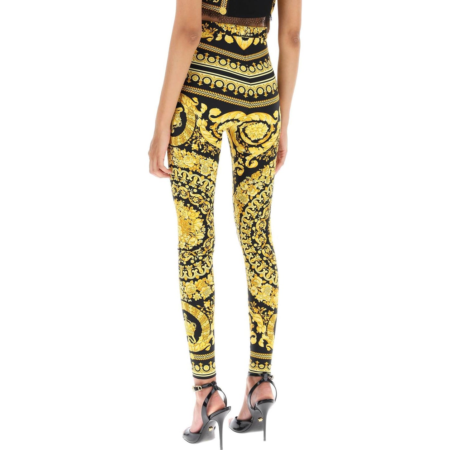 Versace barocco leggings Trousers Versace