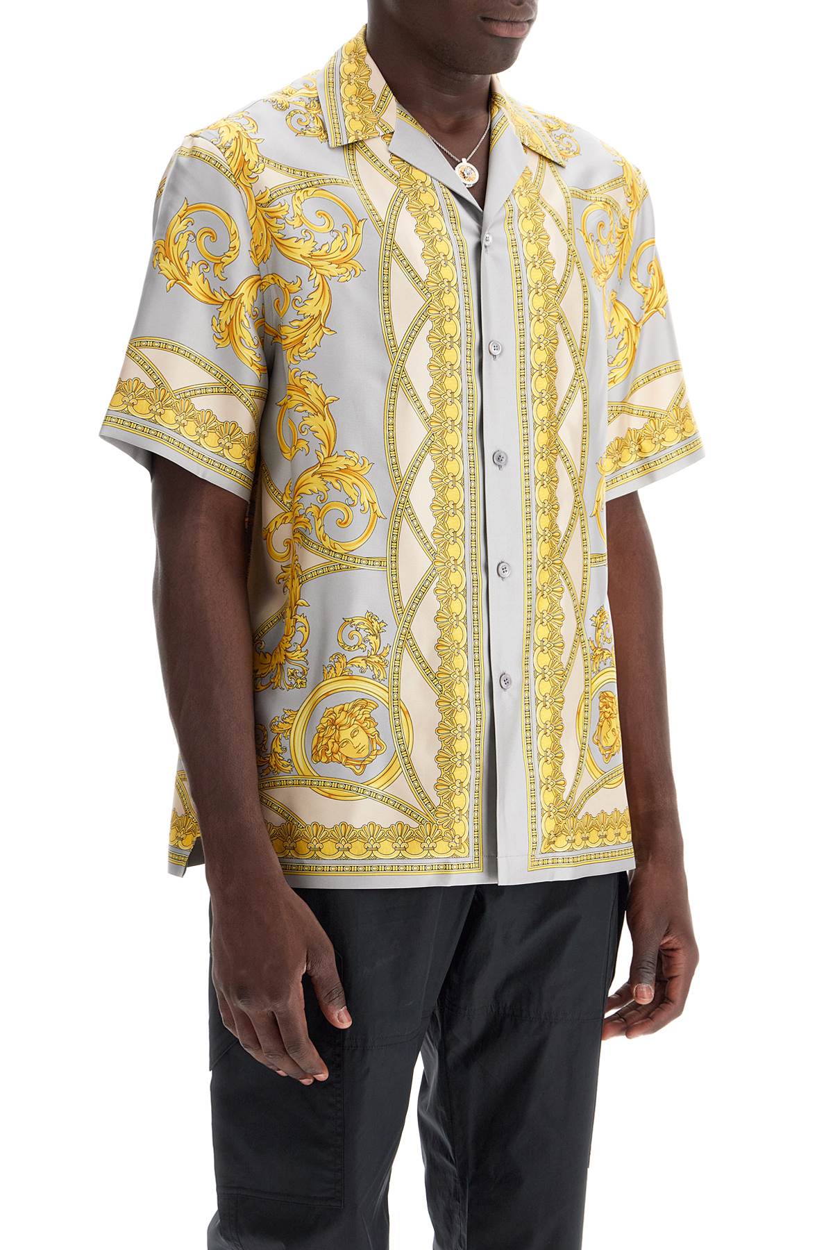 Versace 'printed silk bowling shirt from the gods' collection Shirts Versace