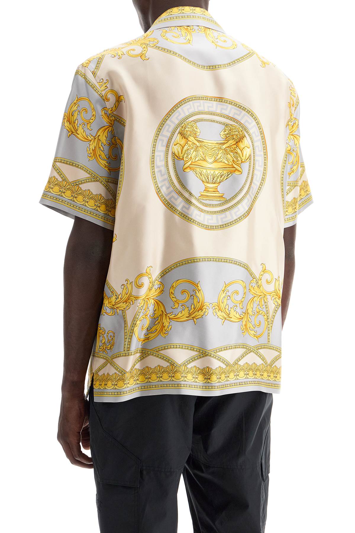 Versace 'printed silk bowling shirt from the gods' collection Shirts Versace