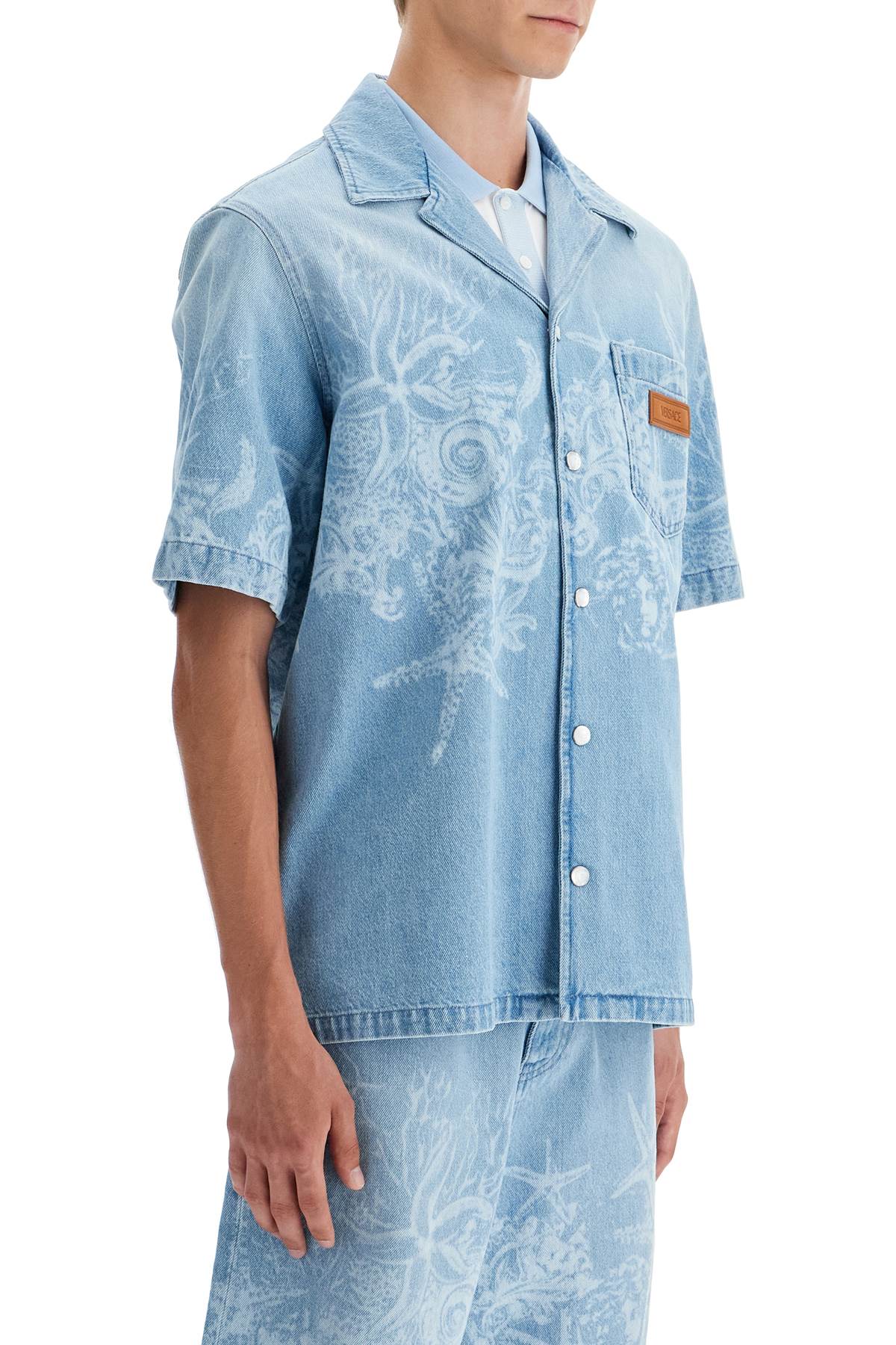 Versace barocco sea denim shirt Shirts Versace