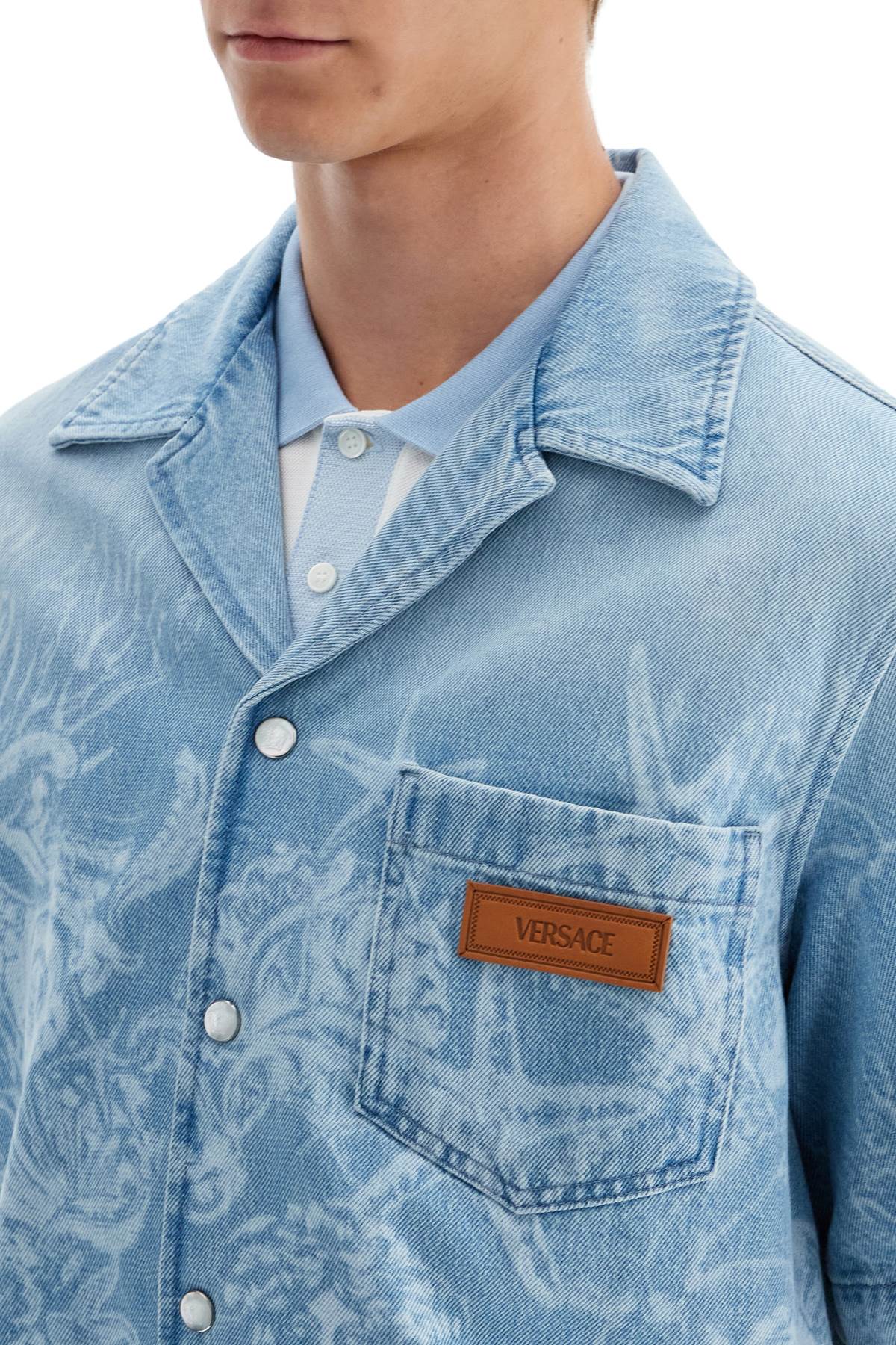 Versace barocco sea denim shirt Shirts Versace