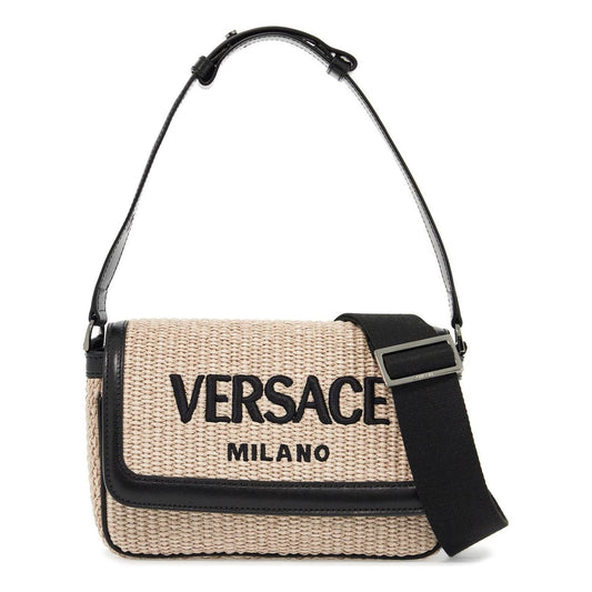 versace milano raffia bag