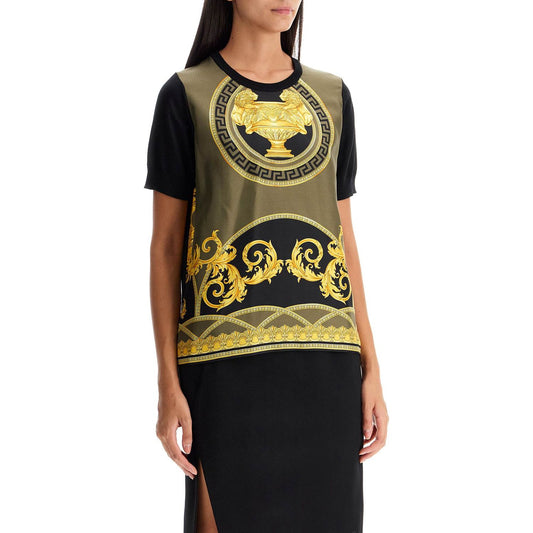 Versace knitted t-shirt pure virgin wool Topwear Versace