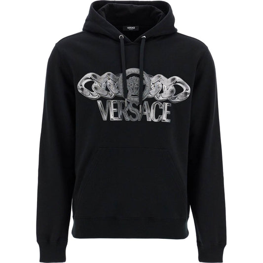 Versace 'hooded sweatshirt with medusa