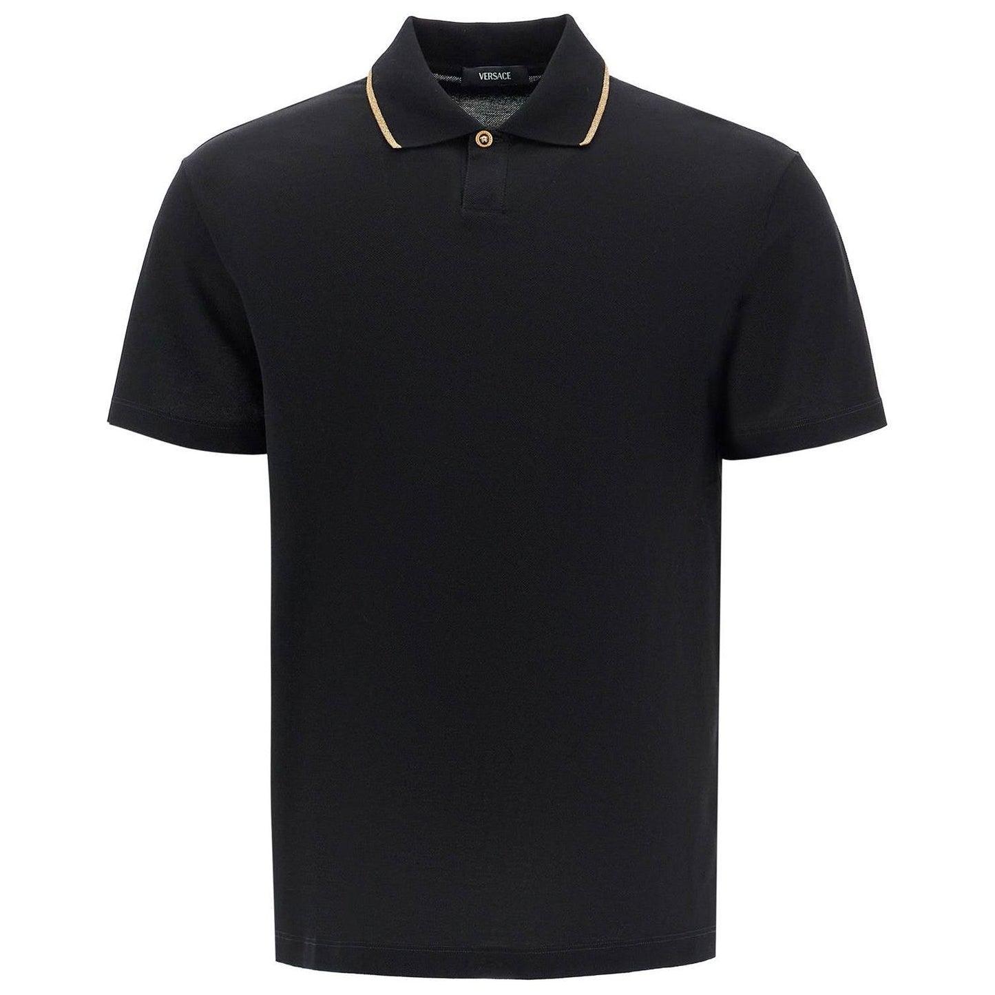 Versace cotton piquã© polo shirt Topwear Versace