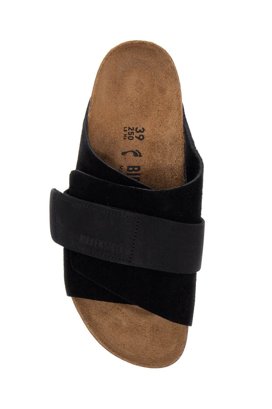 Birkenstock kyoto suede and nubuck leather slides Sandals Birkenstock