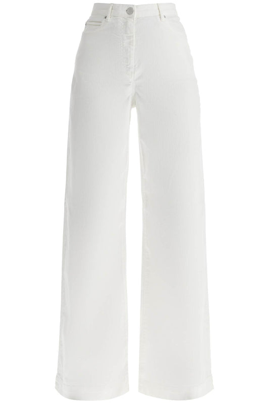 Pinko wide leg twill trousers in italian Trousers Pinko