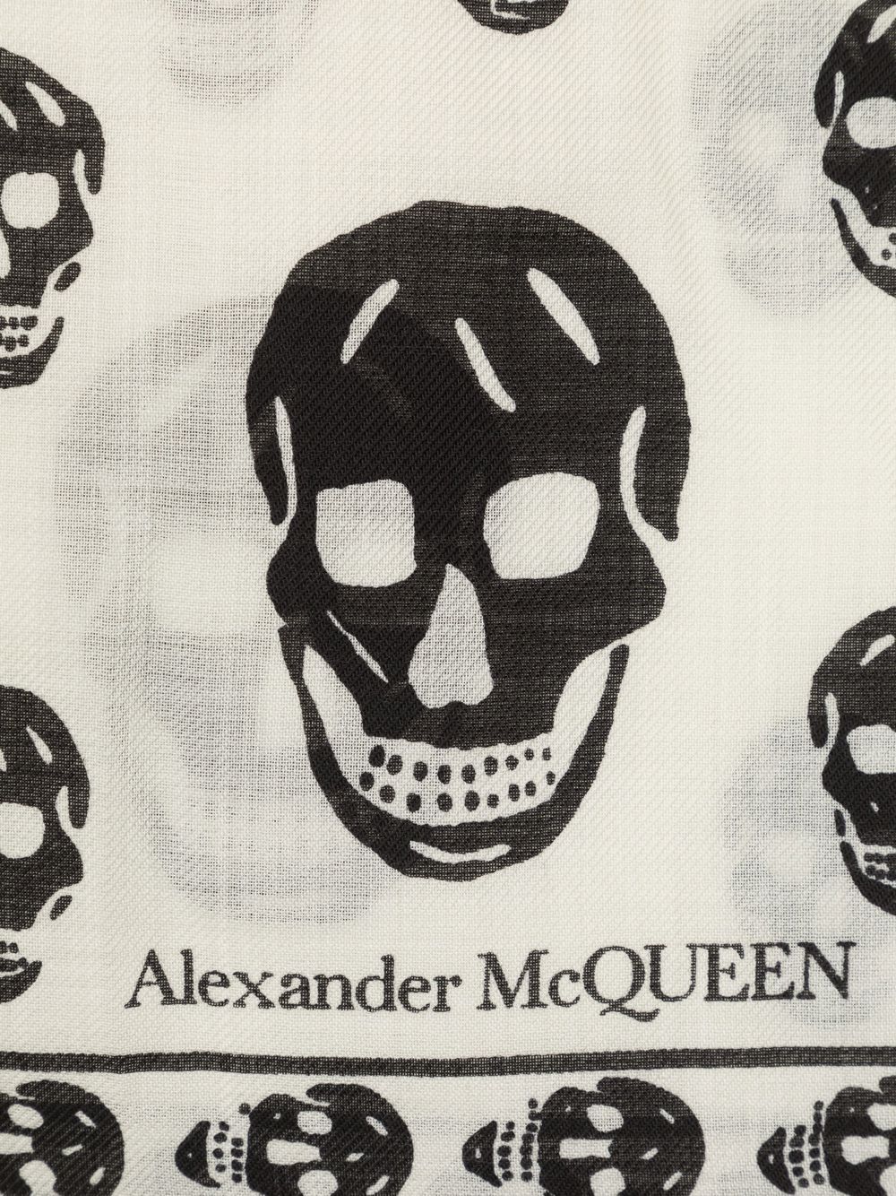 Alexander McQueen Scarfs White Scarves Hats & Gloves Alexander Mcqueen