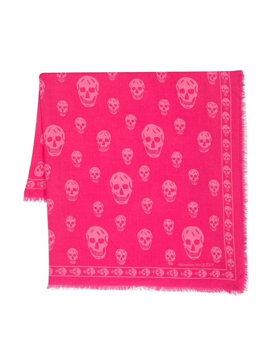 Alexander McQueen Scarfs Fuchsia Scarves Hats & Gloves Alexander Mcqueen