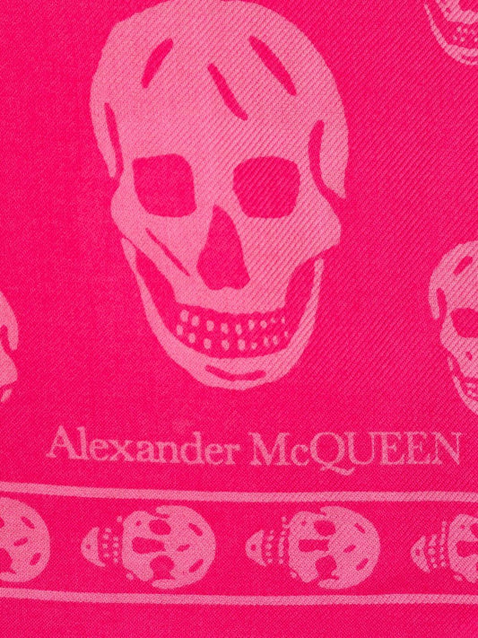 Alexander McQueen Scarfs Fuchsia Scarves Hats & Gloves Alexander Mcqueen