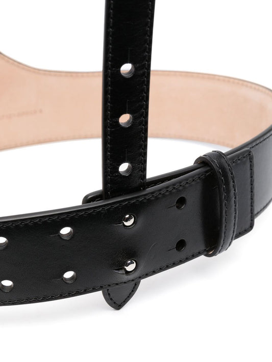 Alexander McQueen Y-shaped leather braces Black Other Alexander Mcqueen