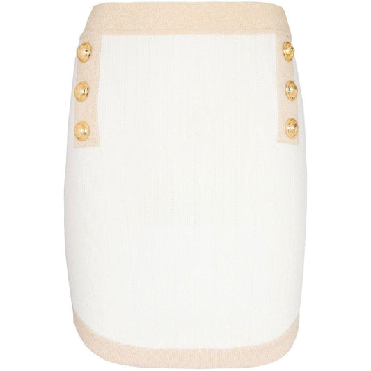 Balmain  knitted skirt Beige Skirts Balmain