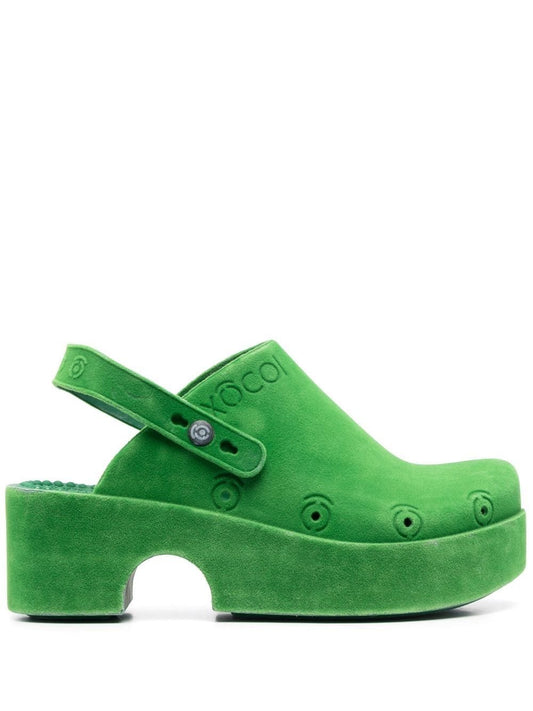 XOCOI Sandals Green Sandals Xocoi