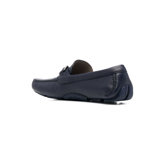 Ferragamo Flat shoes Blue Moccasins Ferragamo