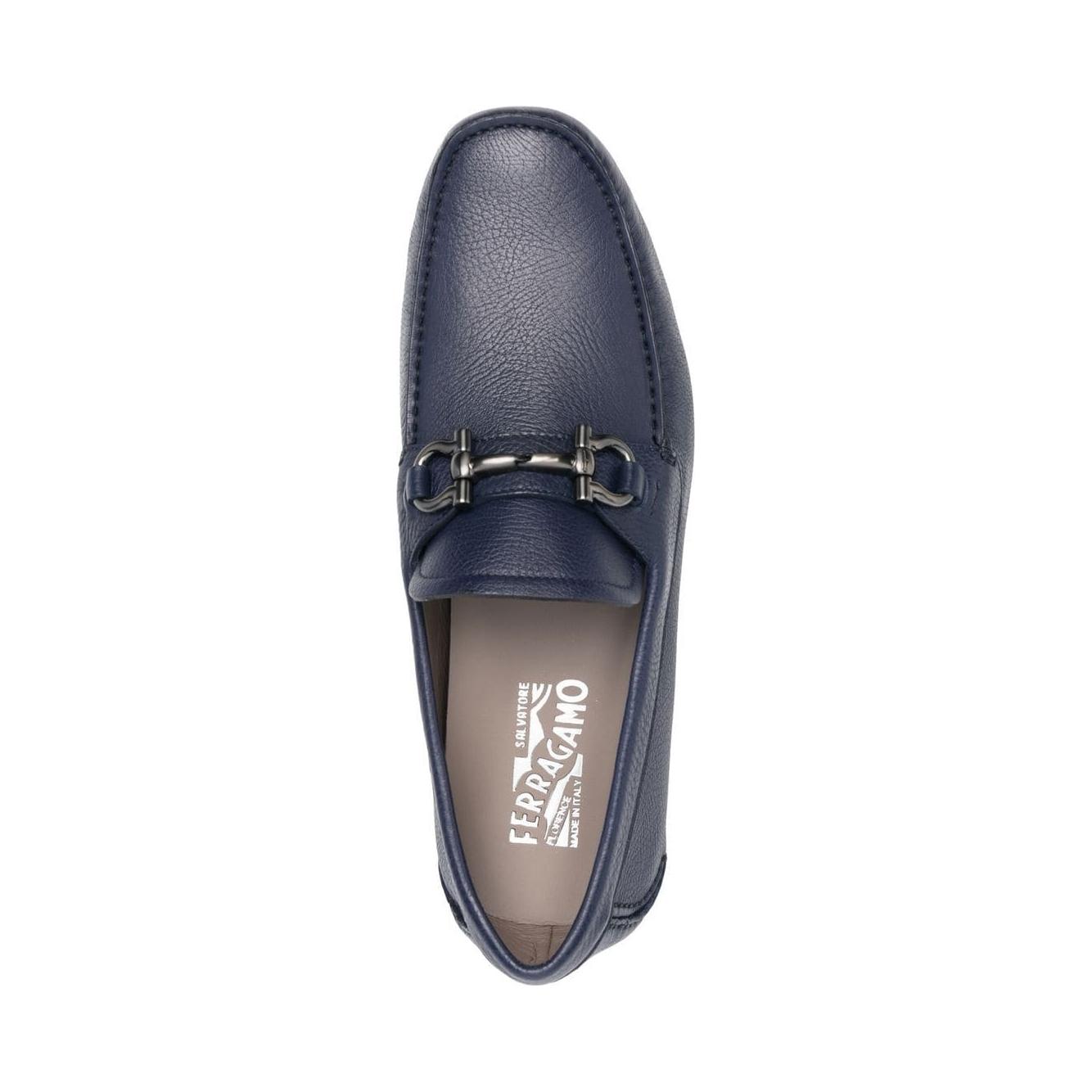 Ferragamo Flat shoes Blue Moccasins Ferragamo