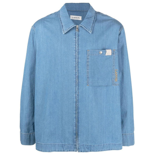 Lanvin Shirts Clear Blue Shirts Lanvin