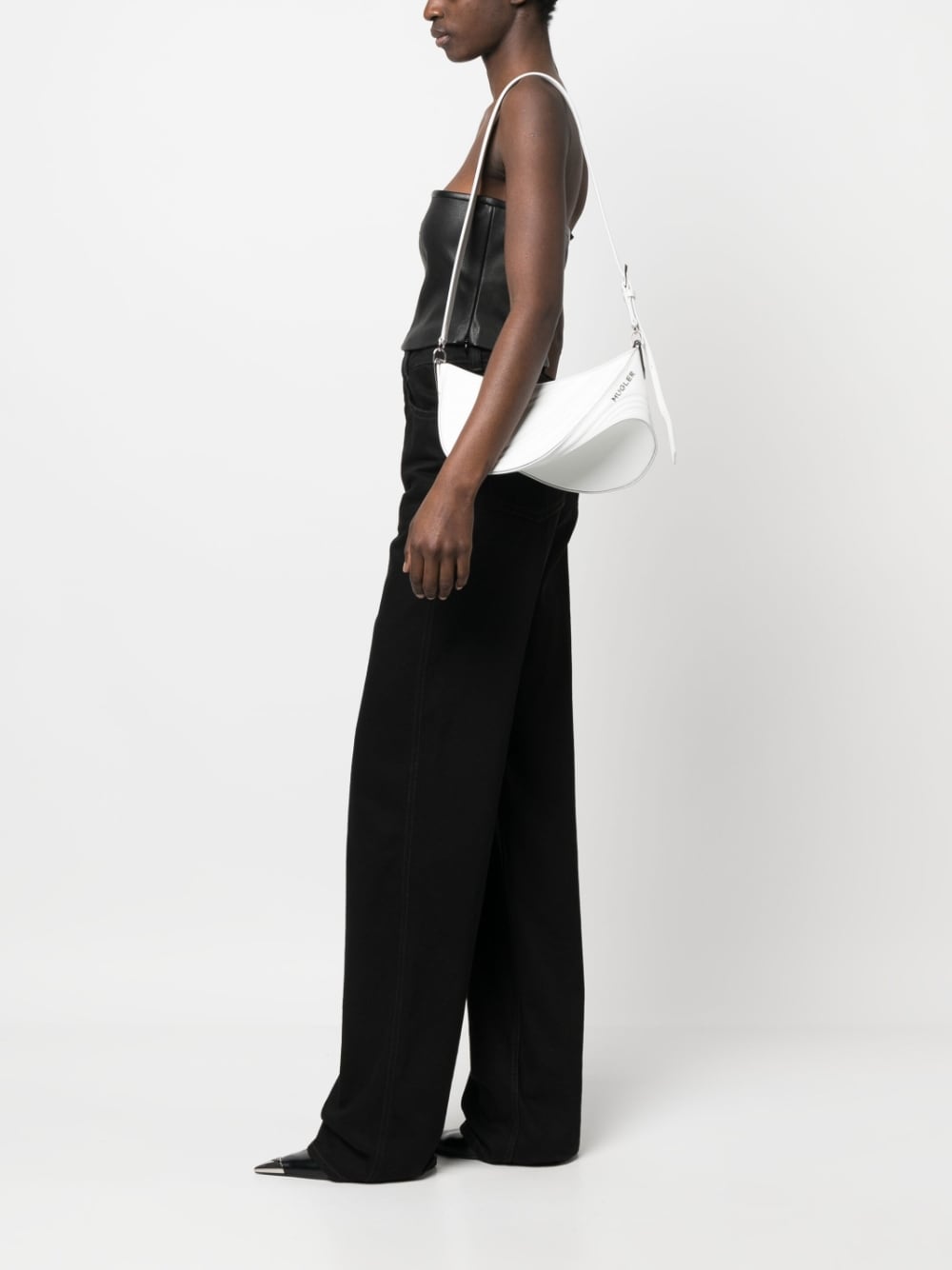 MUGLER Bags.. White Shoulder Mugler