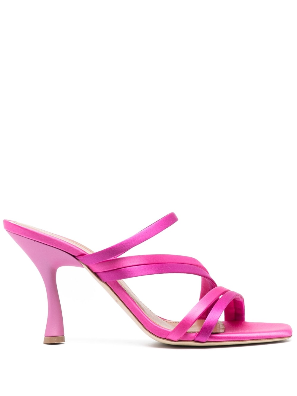 Malone Souliers With Heel Pink Medium Heel Malone Souliers