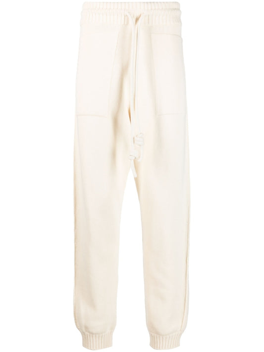 Off White Trousers Beige