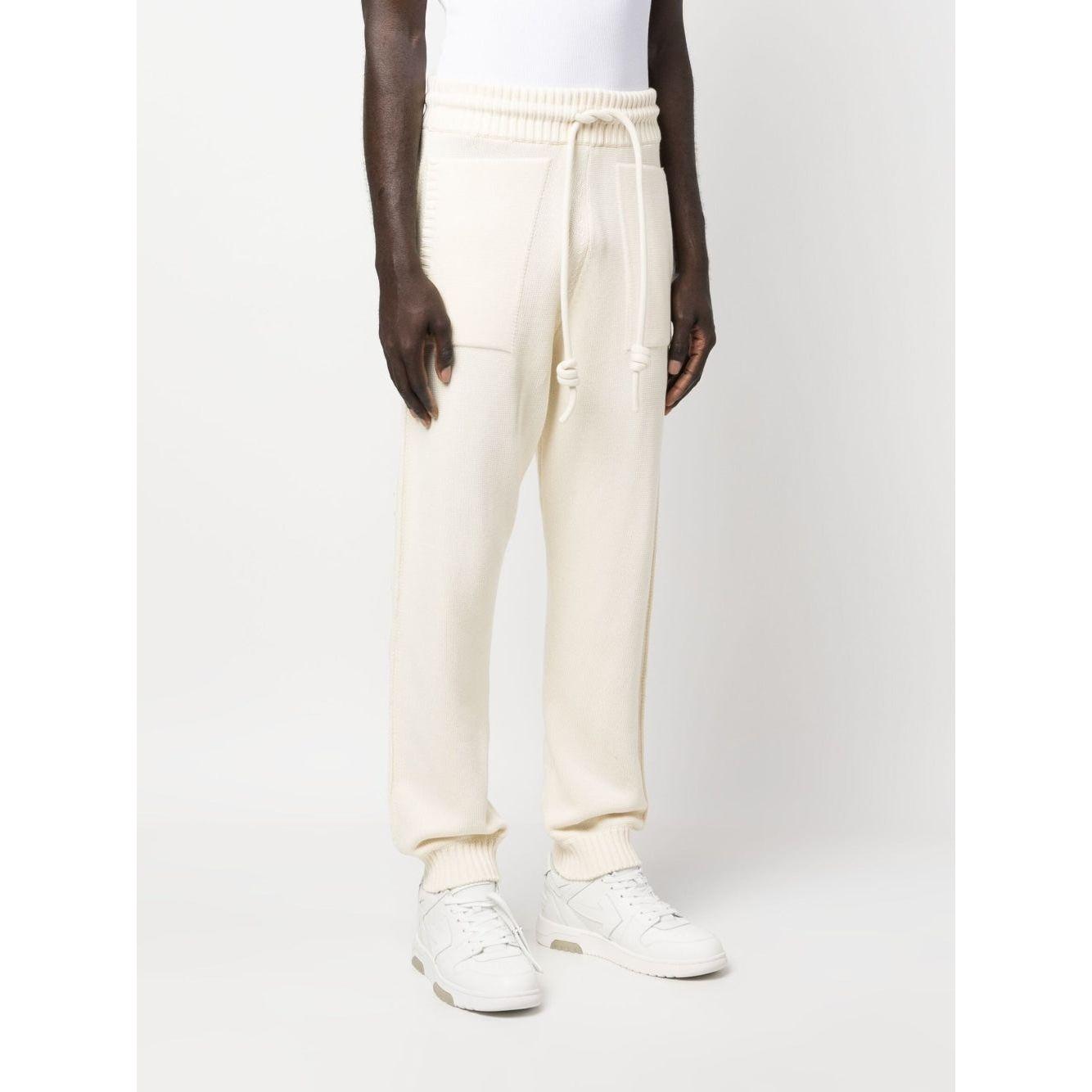 Off White Trousers Beige Trousers Off White