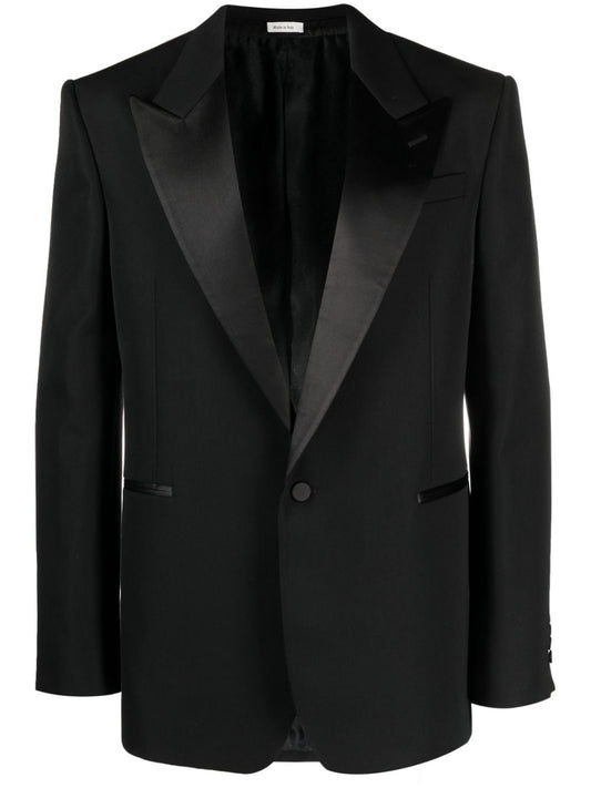 Alexander McQueen Jackets Black Jackets Alexander Mcqueen