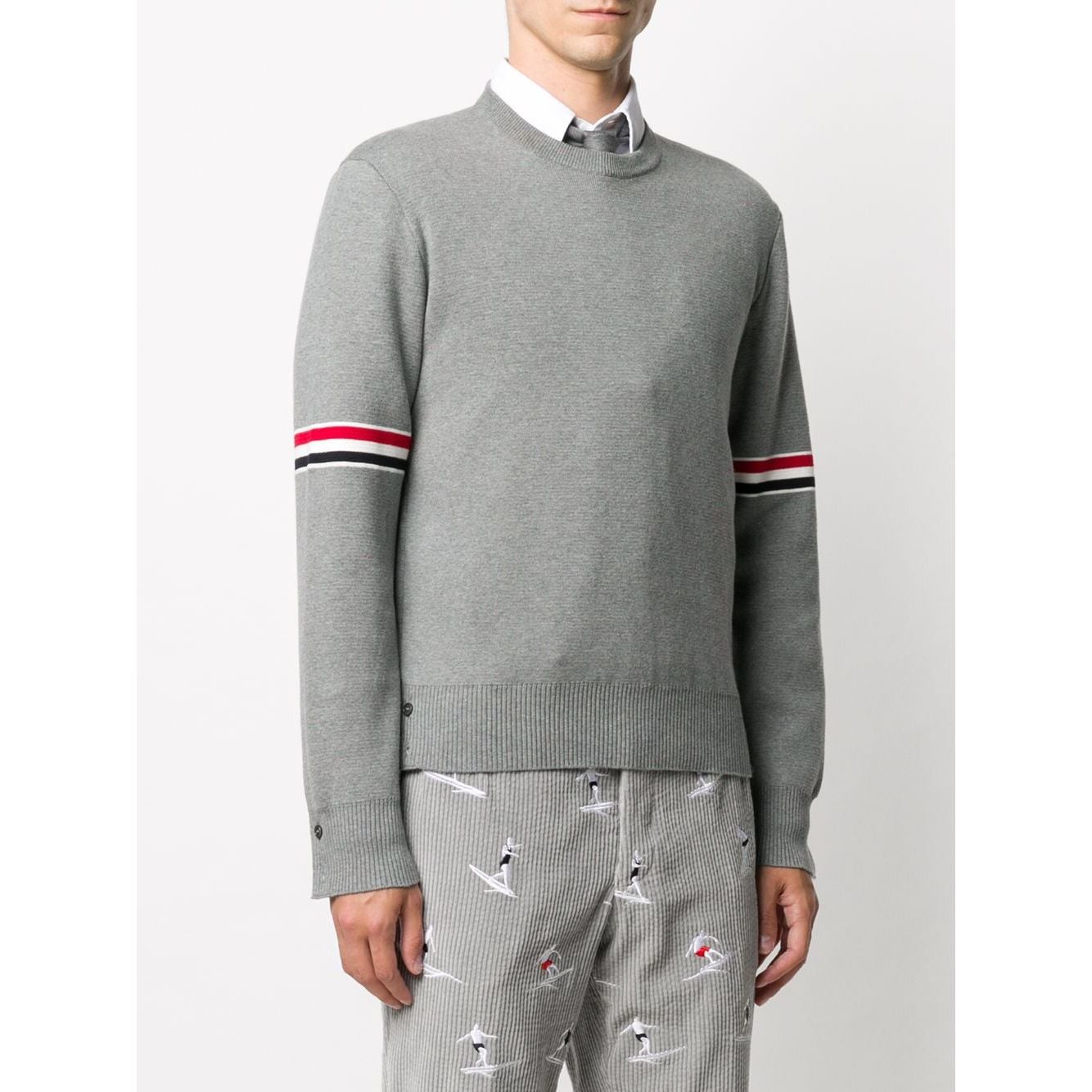 Thom Browne Sweaters Grey Topwear Thom Browne