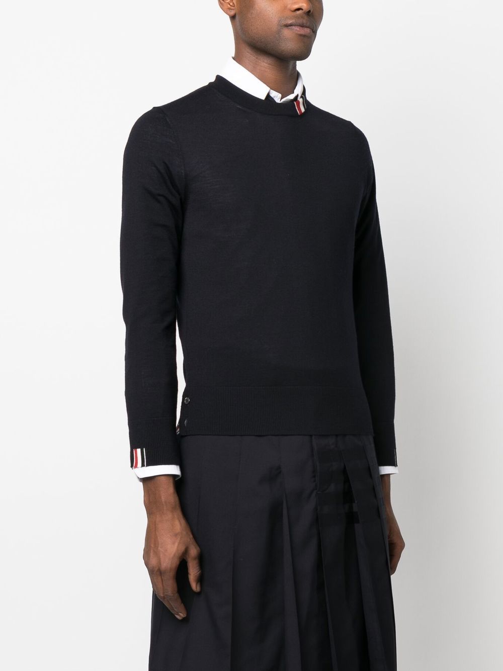 Thom Browne Sweaters Blue Topwear Thom Browne