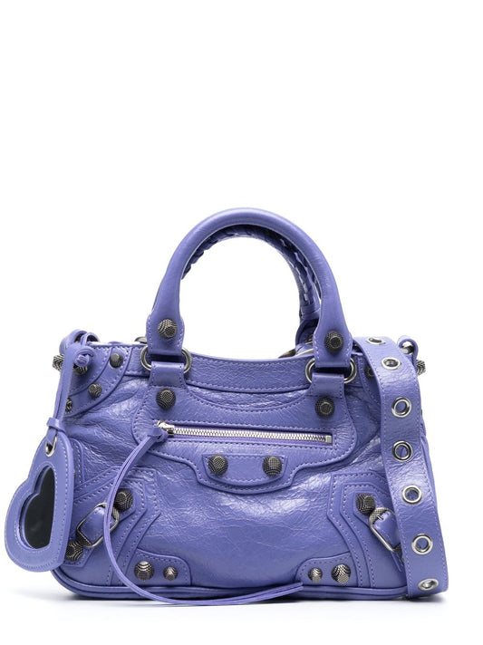 Balenciaga small Neo Cagole tote bag Purple Handbag Balenciaga