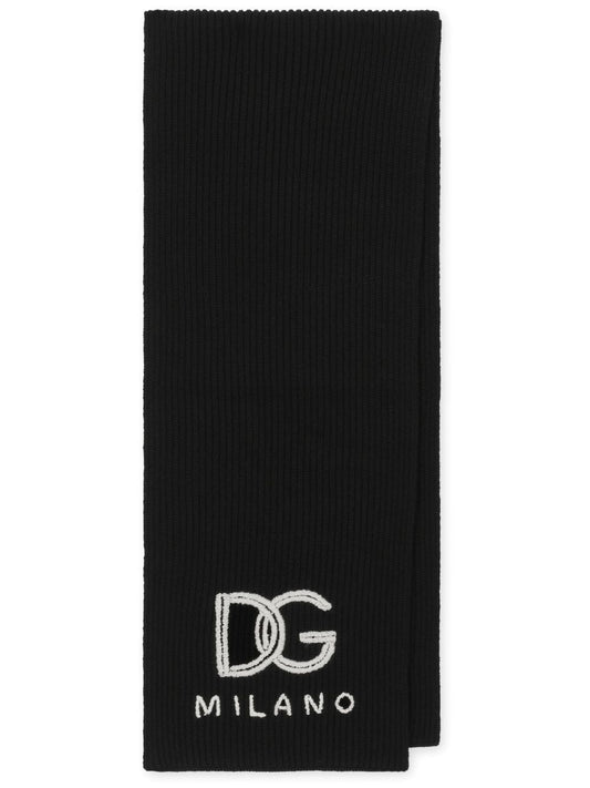 Dolce & Gabbana Scarfs Black Scarves Hats & Gloves Dolce & Gabbana