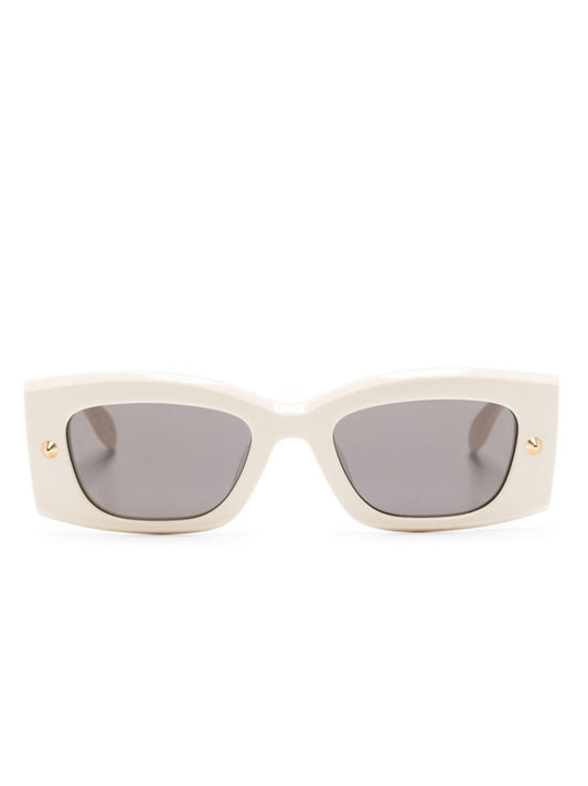 Alexander McQueen Sunglasses White Sunglasses Alexander Mcqueen