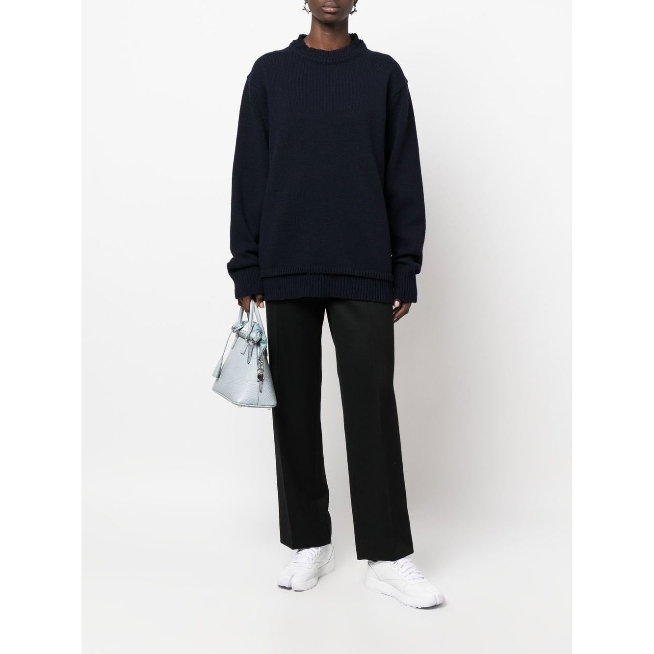 Maison Margiela Sweaters Blue Topwear Maison Margiela