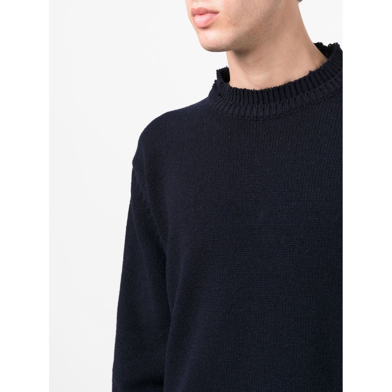 Maison Margiela Sweaters Blue Topwear Maison Margiela