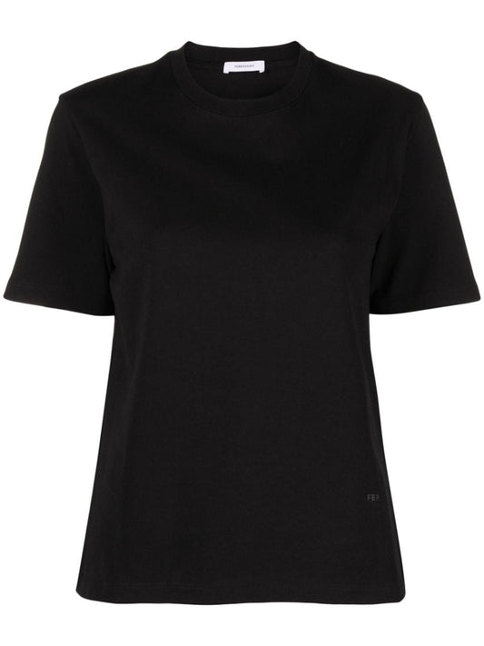 Ferragamo T-shirts and Polos Black Topwear Ferragamo