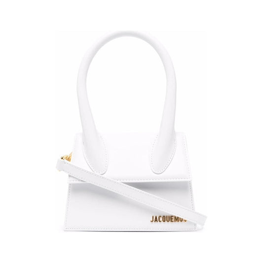 JACQUEMUS White leather Le Chiquito Bag Handbag JACQUEMUS