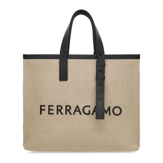 Ferragamo Bags.. Beige Shopper Ferragamo