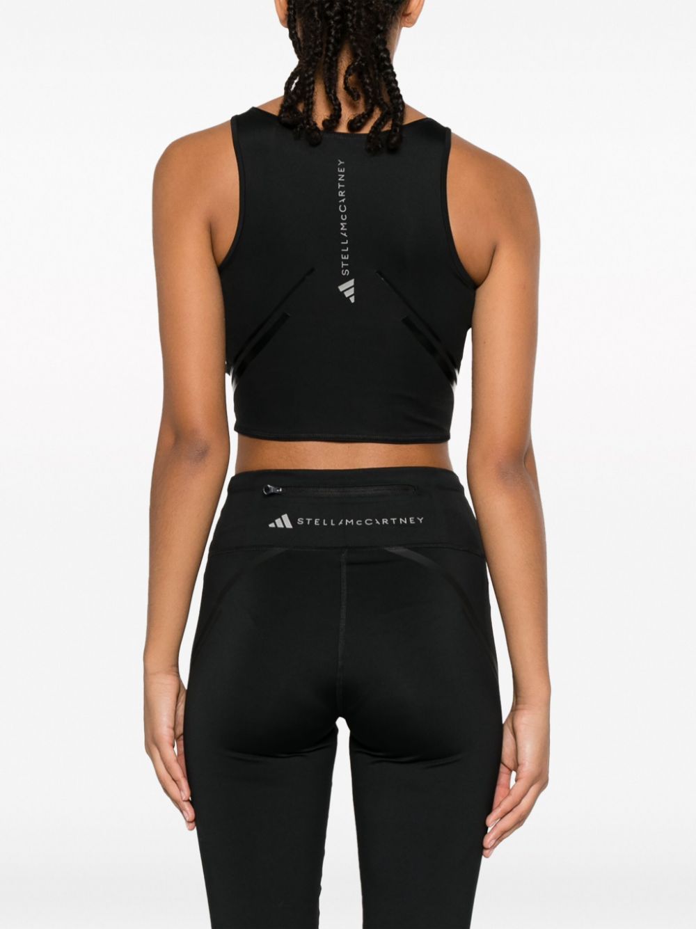 Adidas By Stella McCartney Top Black Topwear Adidas By Stella McCartney