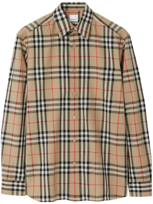 Burberry Shirts Beige Shirts Burberry