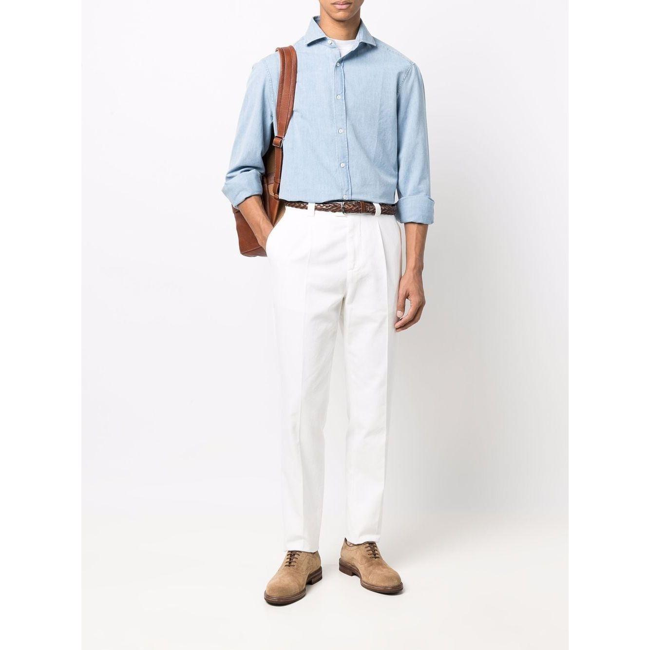 Brunello Cucinelli Trousers White Trousers Brunello Cucinelli