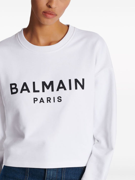 Balmain Sweaters White Topwear Balmain