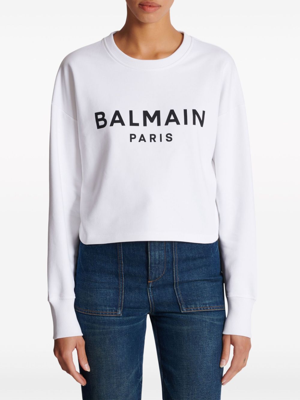 Balmain Sweaters White Topwear Balmain