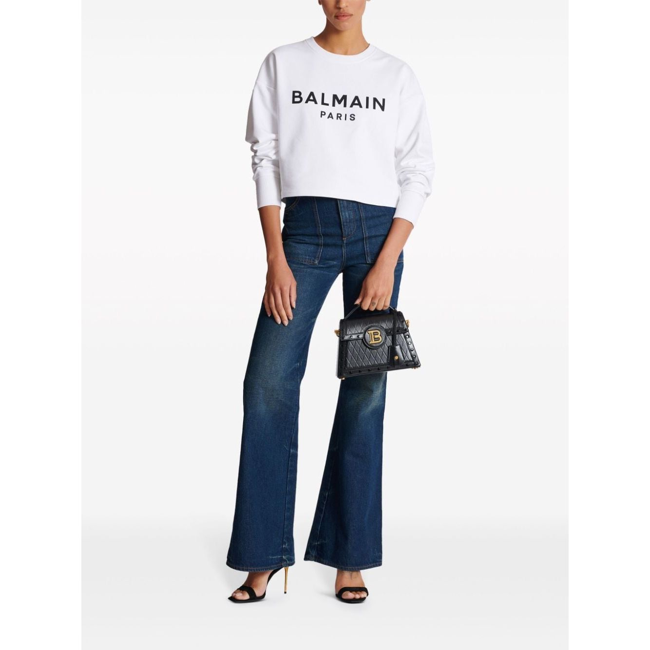 Balmain Sweaters White Topwear Balmain