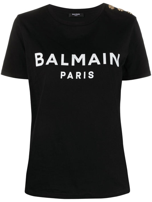 Balmain T-shirts and Polos Black Topwear Balmain