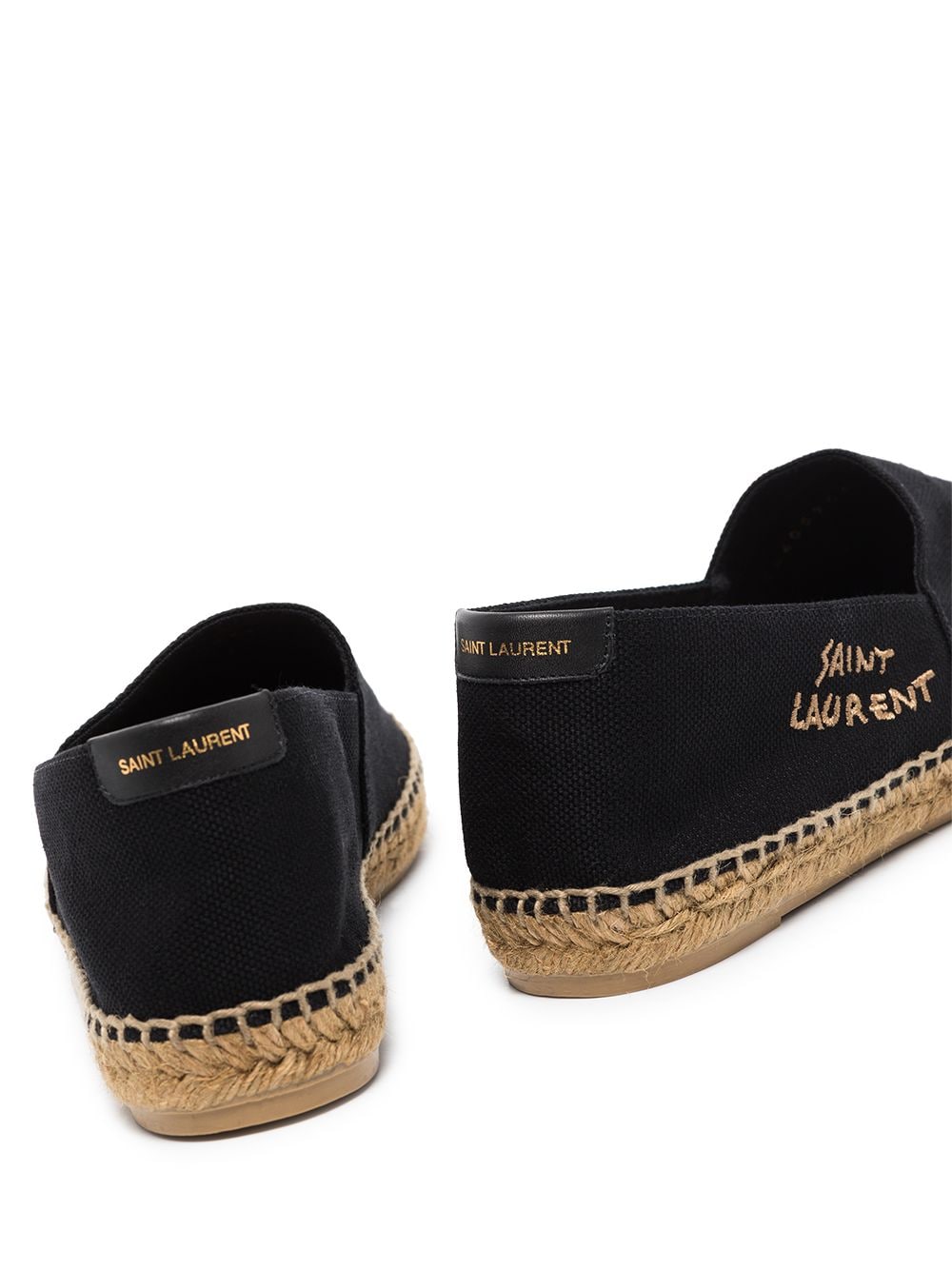 Saint Laurent  Flat shoes Black Espadrilles Saint Laurent