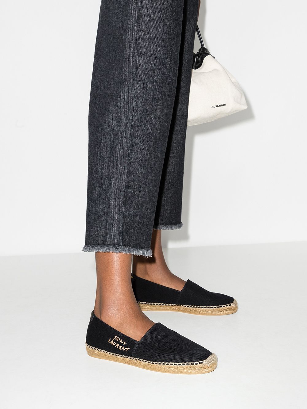 Saint Laurent  Flat shoes Black Espadrilles Saint Laurent